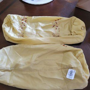 New Neck roll Pillow covers Yellow